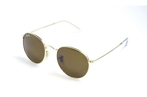 Ray Ban Round Metal 3447-brown-g