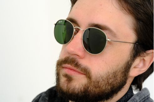 Ray Ban Round Metal 3447-green-s